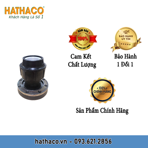 Măng Sông 90 Mặt Bích 3" HATHACO Dùng Cho Ống HDPE