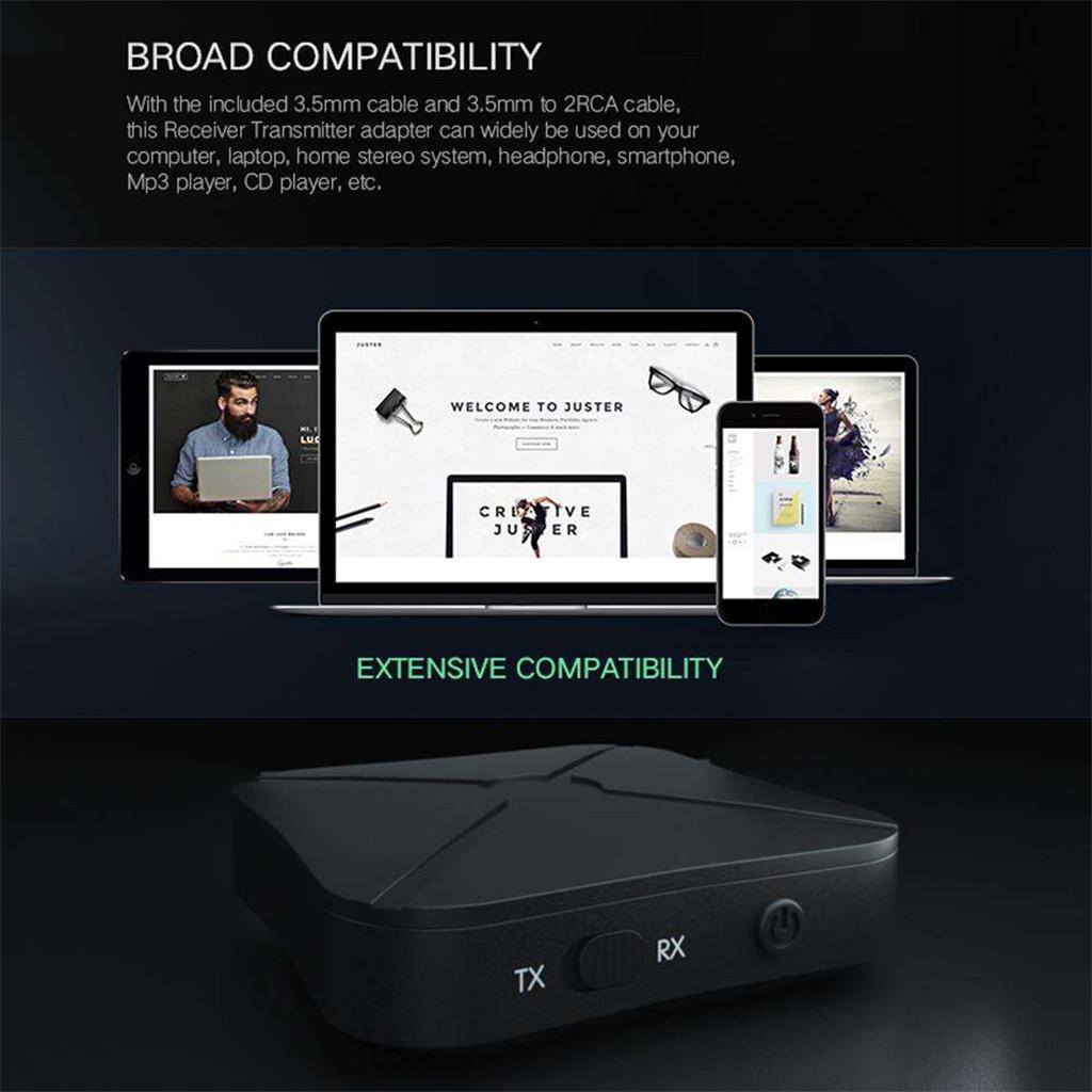 Wireless Bluetooth 4.2  Receiver 3.5mm Car  Adapter