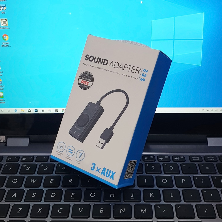 Sound card (card âm thanh) SC2 gắn cổng USB