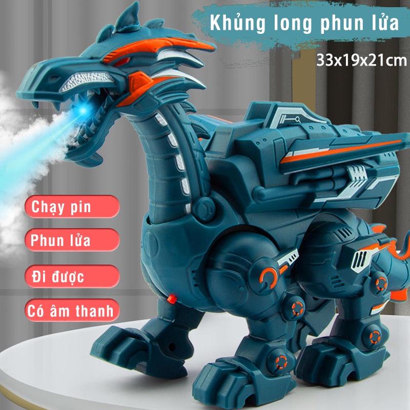 Đồ chơi khủng long phun lửa có nhạc