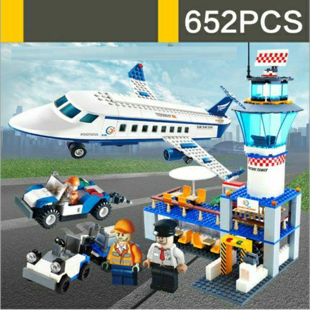 Bộ lắp ráp Gudi 8912 - Mô hình Aviation Series - Sân bay Quốc tế