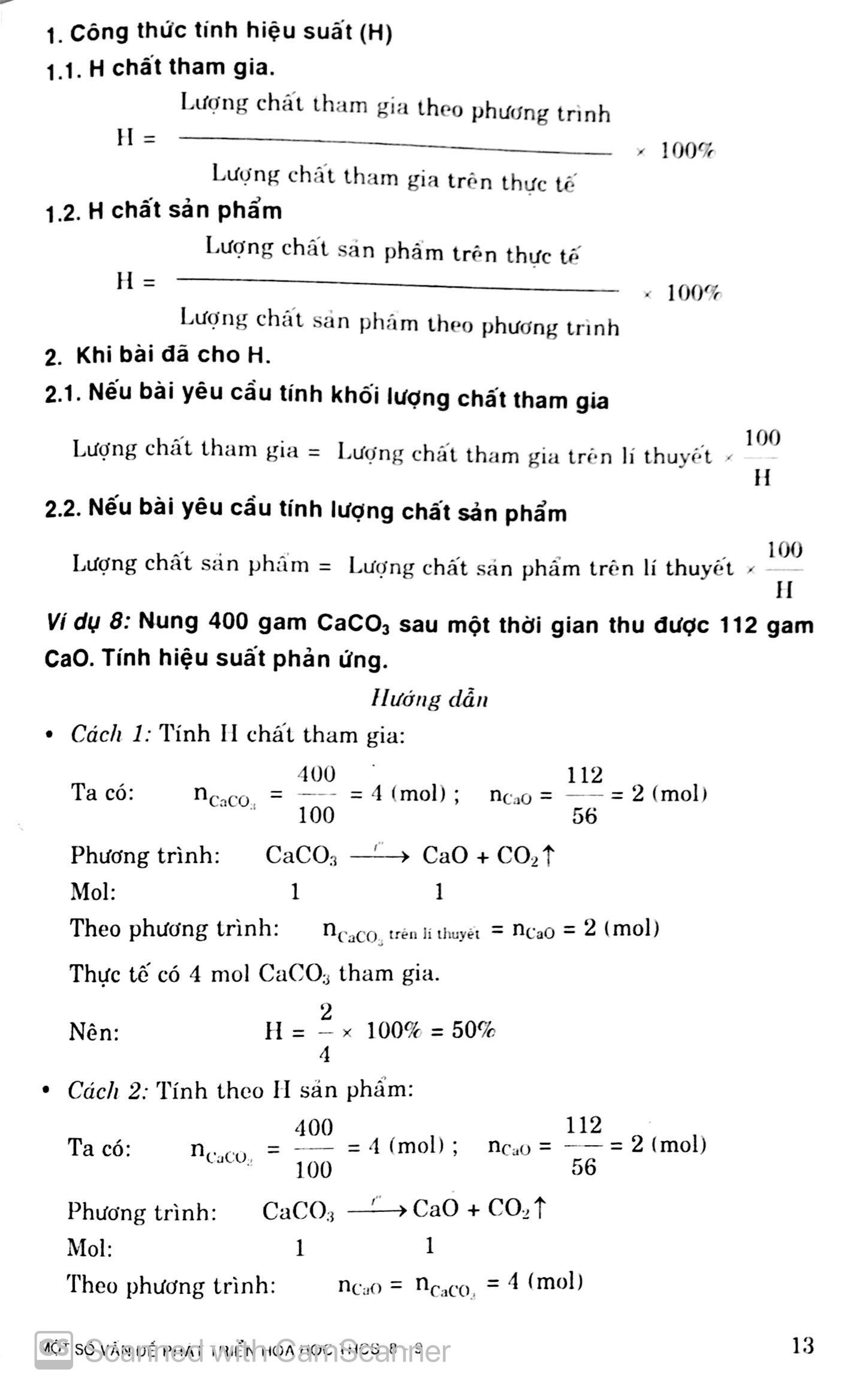 Một Số Vấn Đề Phát Triển Hóa Học Thcs 8-9 - ảnh 15