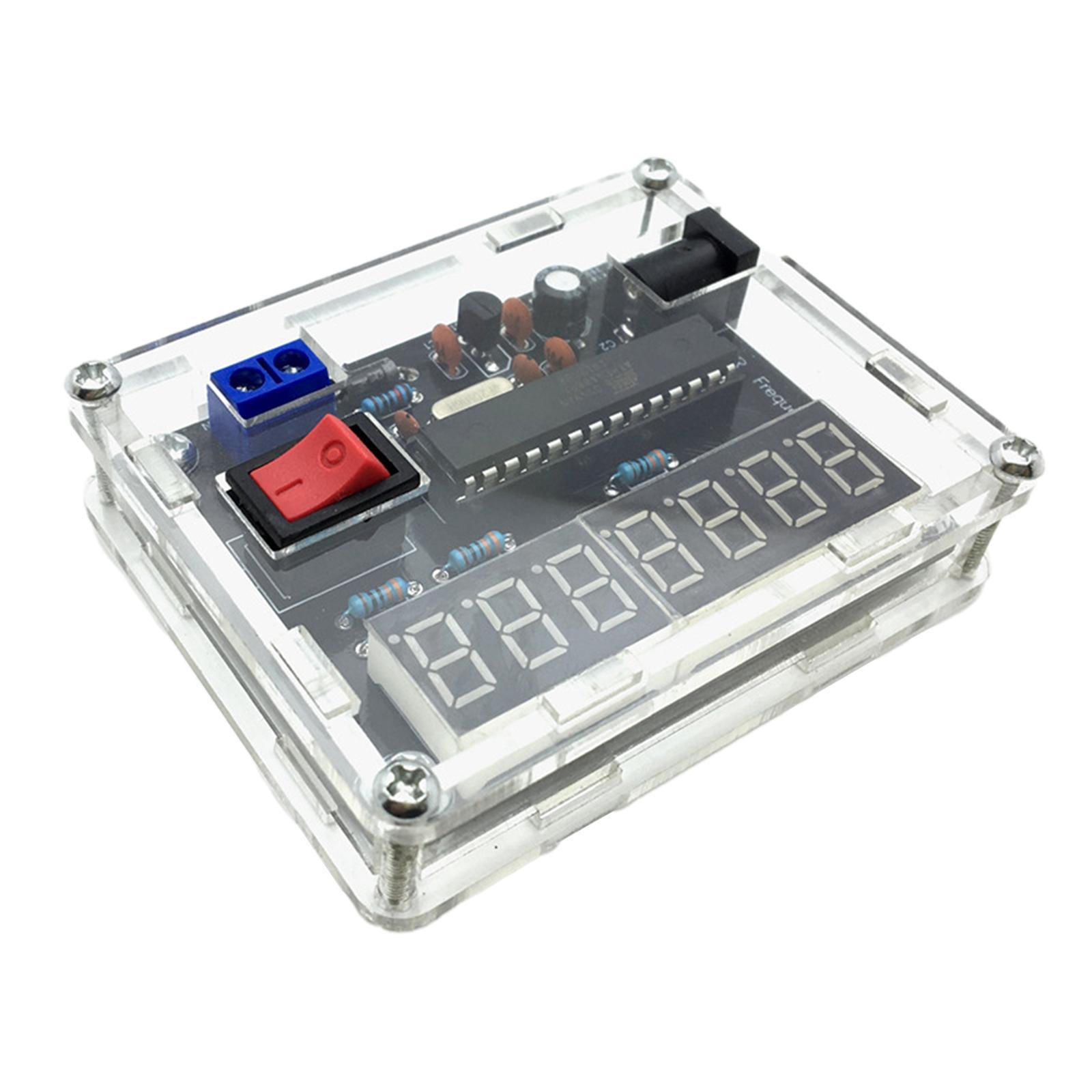 Frequency Tester 0.000 001Hz Resolution with Acrylic Case Oscillator Tester