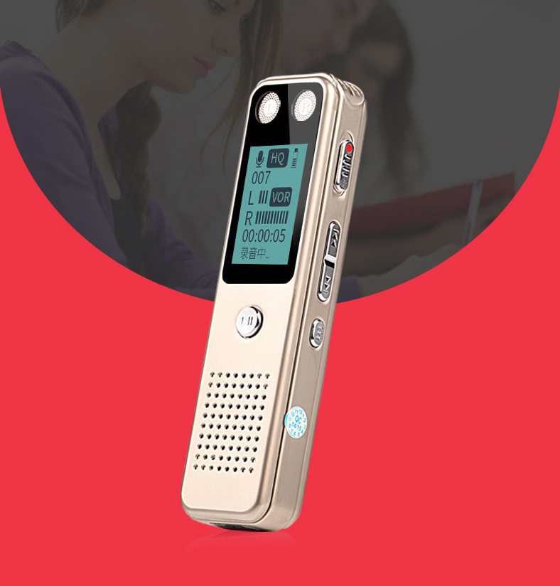 Máy Ghi Âm Mini Chuyên Nghiệp GA805 Bộ Nhớ Trong 8GB Cao Cấp AZONE