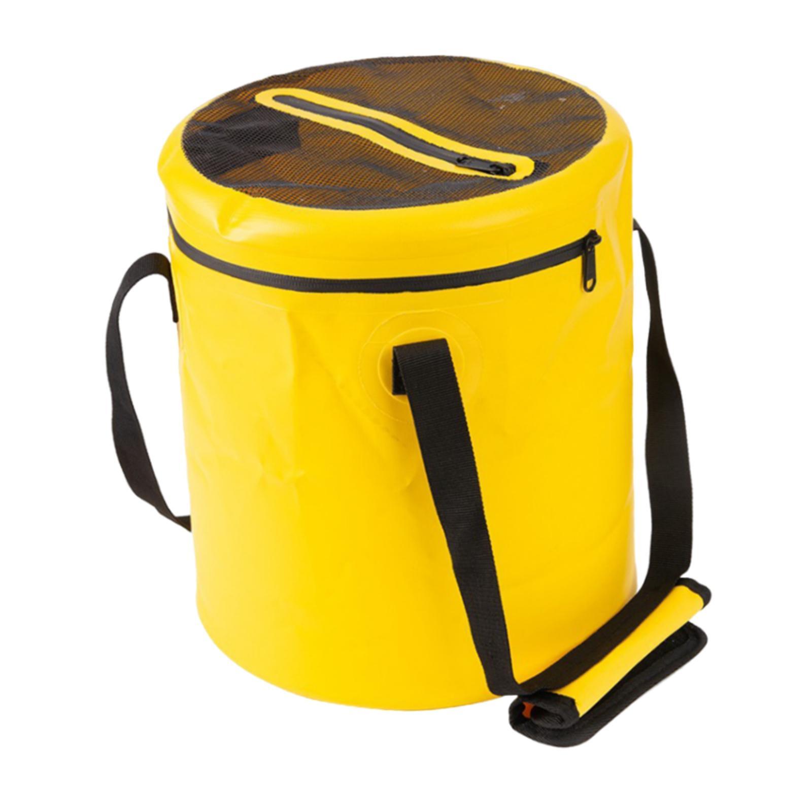 Collapsible Fishing Bucket Foldable Wash Basin for Camping Outdoor Gardening