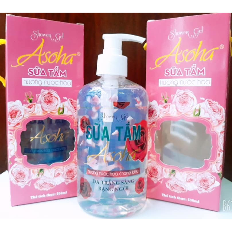 Sữa Tắm Gel Cánh Hoa Hương Nước Hoa Bleu 550ml