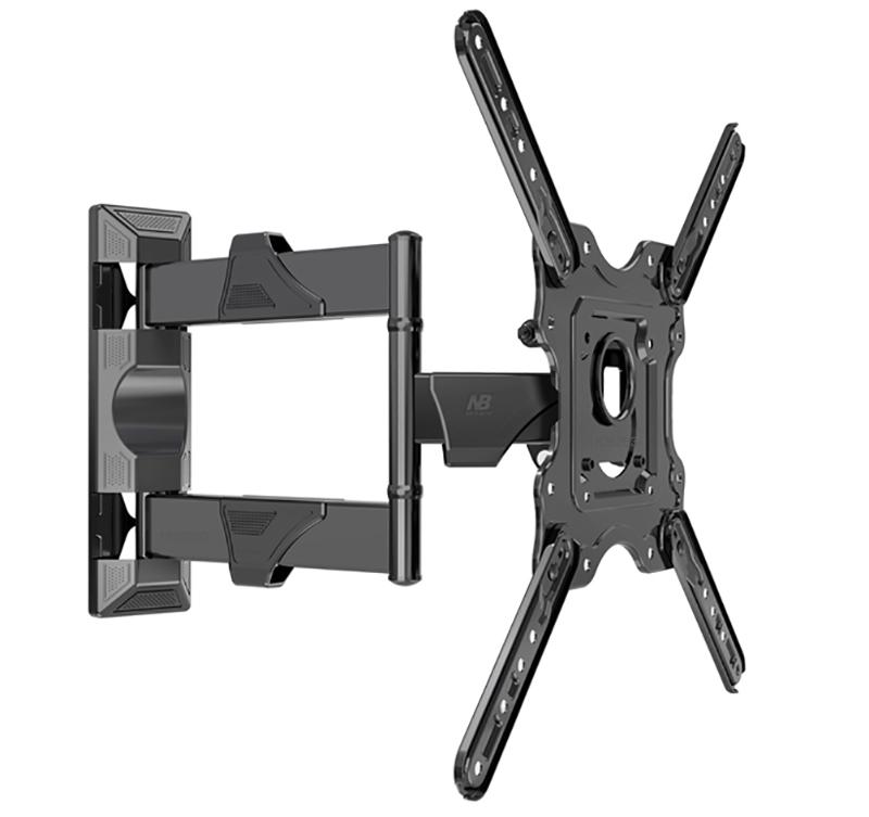 Mới NB P4 Full Motion 32-55 inch Tường gắn trên bảng phẳng LCD LED Display Mount khung Max.Vesa 400x400mm Tải 27.2kgs