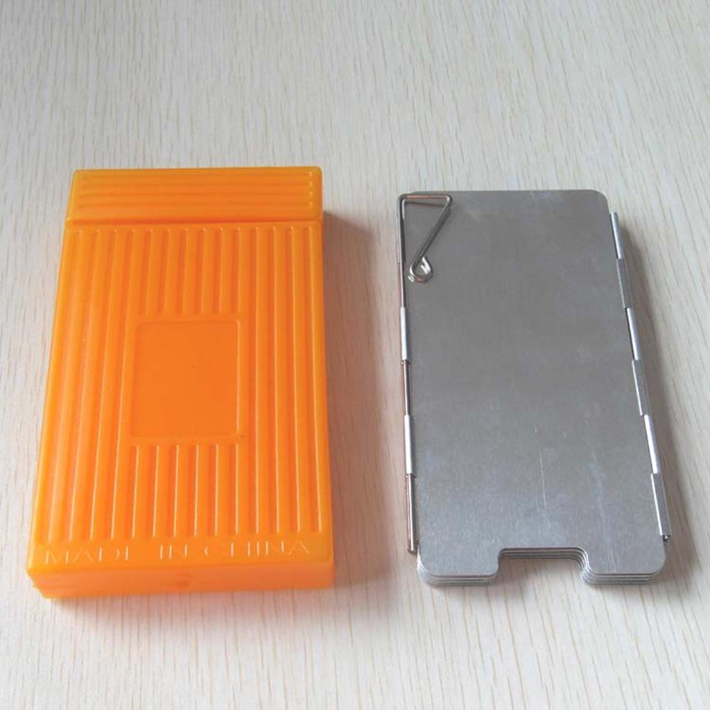 9 Plates Aluminum Alloy Gas Stove Wind Screen Windshield Backpacking Camping