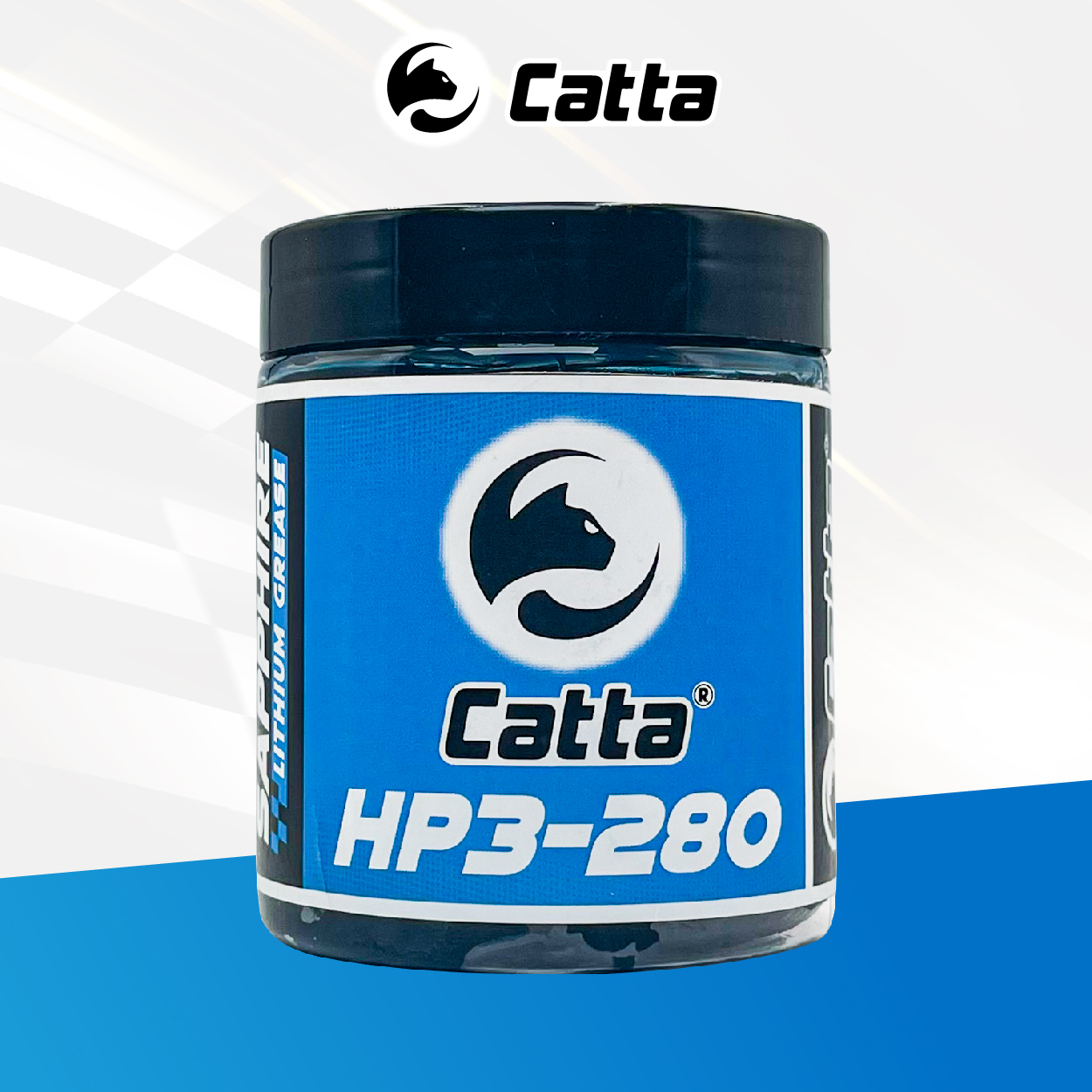 Mỡ Bò Chịu Nhiệt và Cực Áp Cao Cấp CATTA SAPPHIRE HP3 280 độ Gốc Lithium 200G-500G (Xanh Dương)