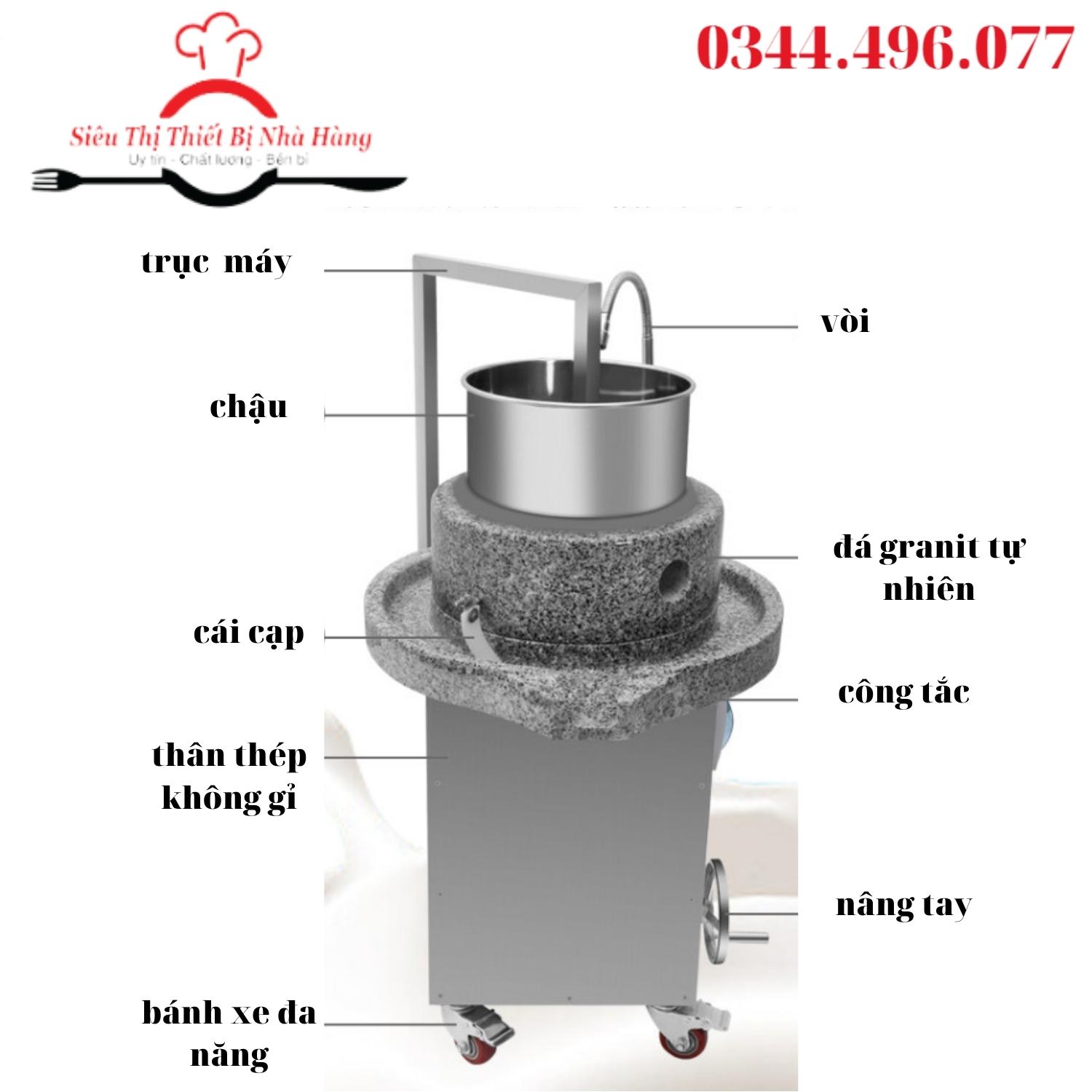 Cối Đá Xay Bột Nước loại nhỏ-Máy xay bột nước bằng cối đá