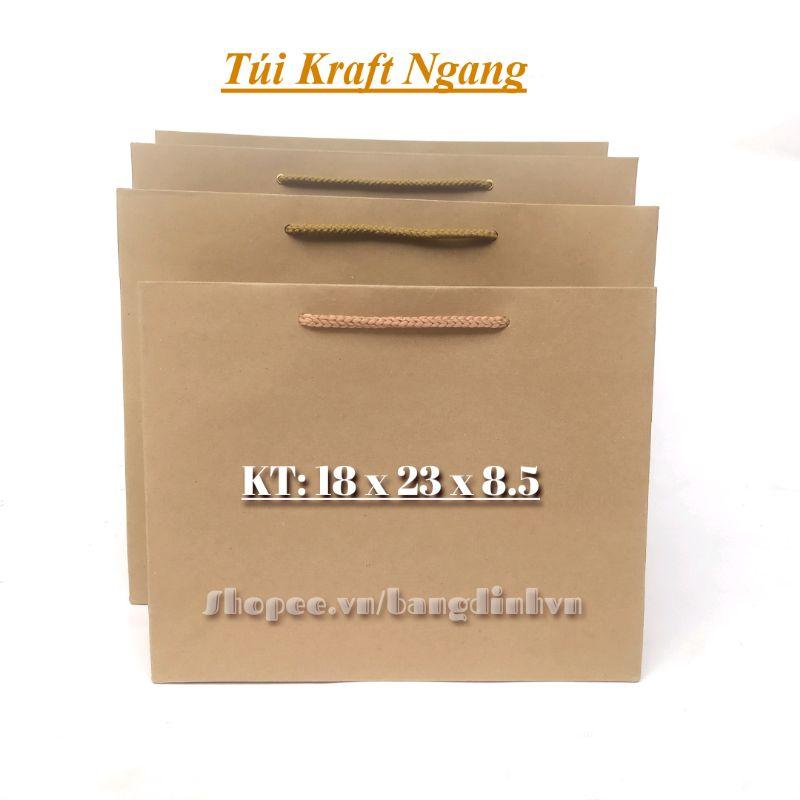 50C TÚI GIẤY KRAFT XI MĂNG - TÚI ĐỰNG QUÀ - TÚI QUÀ TẶNG