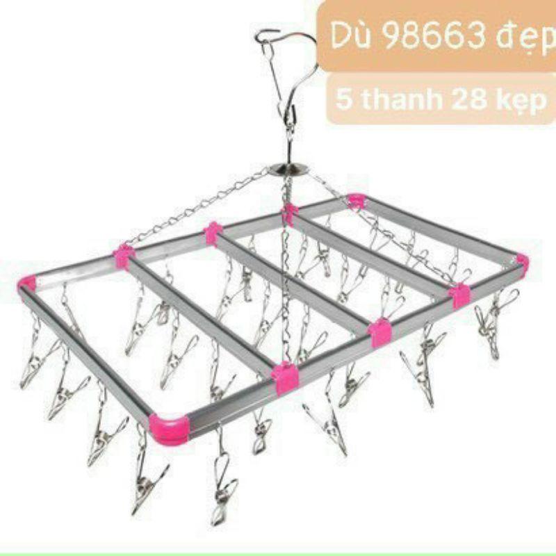 Móc chùm vuông/tròn inox cao cấp siêu bền