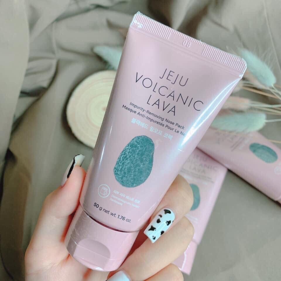 Gel Lột Mụn Jeju Volcanic Lava Lột Mụn Đầu Đen Mũi Giảm Mụn Cám Se Khít Lỗ Chân Lông Hàn Quốc(Mẫu Mới)