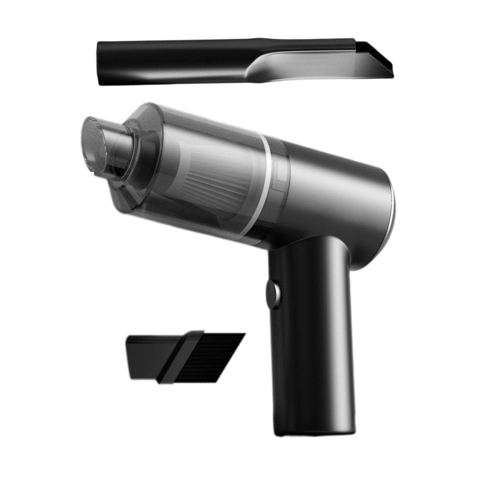 Cordless Handheld Vacuum Cleaner with LED Lamp for Car Home Carpet Durable