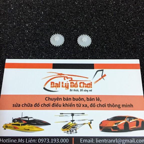 Bánh răng trung gian 2 chiếc LS222 loại trắng bền hơn loại đen
