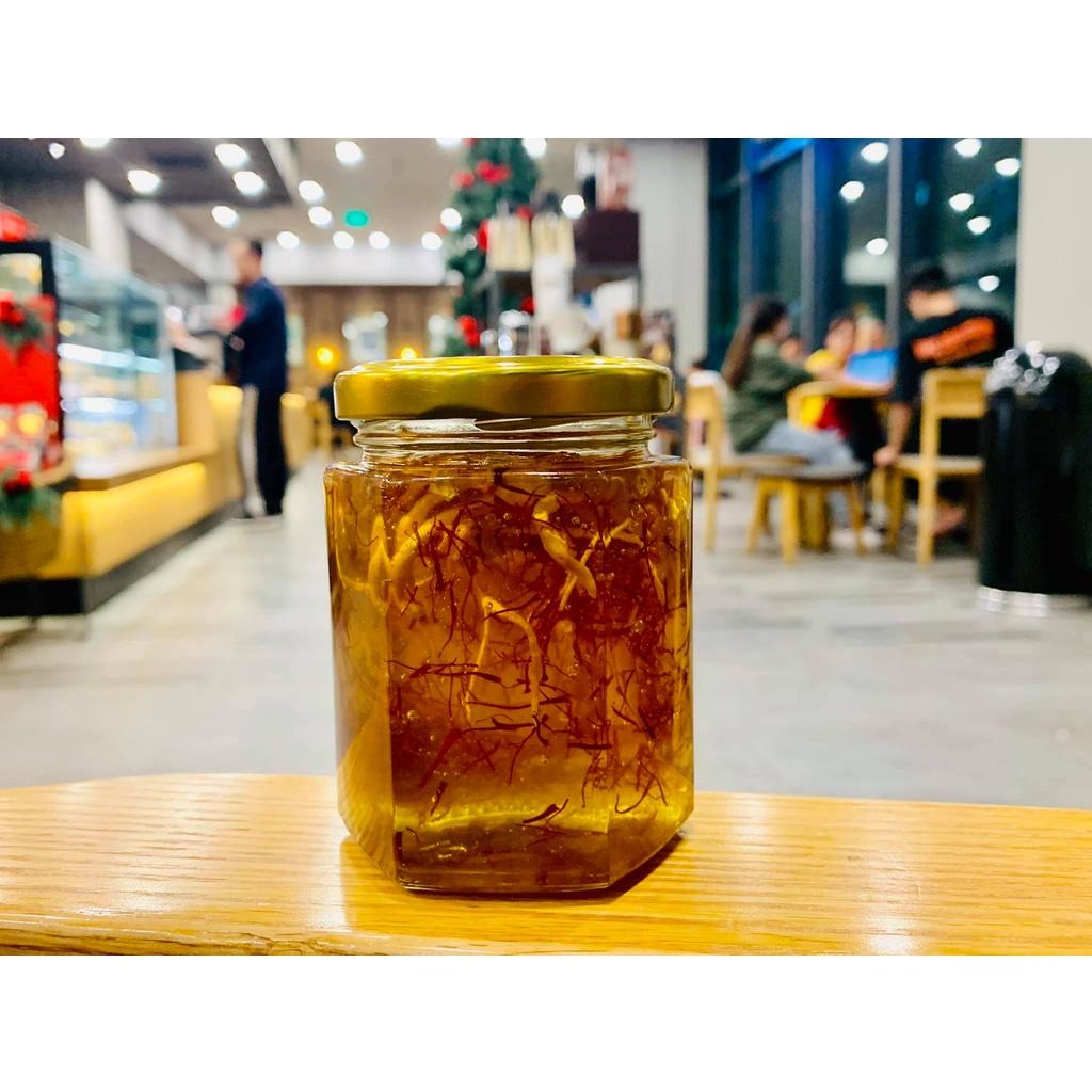 Mật Ong Saffron Đông Trùng Hạ Thảo 180ml/lọ thương hiệu Saffron Việt Nam Saffron Cordyceps Honey