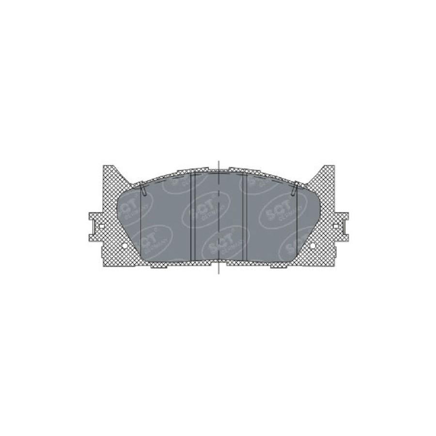 Má phanh trước dành cho xe Lexus ES 250, ES 350; Toyota Camry G 2.4, Camry G 2.0, Camry G 2.5, Camry Q 3.5