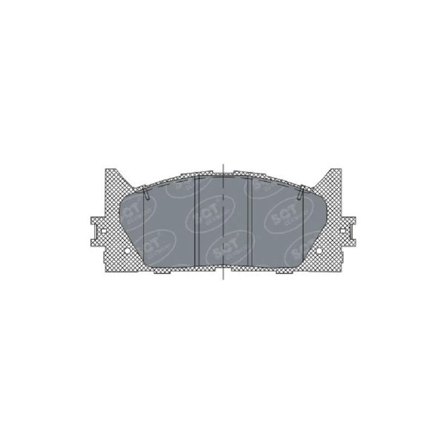 Má phanh trước dành cho xe Lexus ES 250, ES 350; Toyota Camry G 2.4, Camry G 2.0, Camry G 2.5, Camry Q 3.5