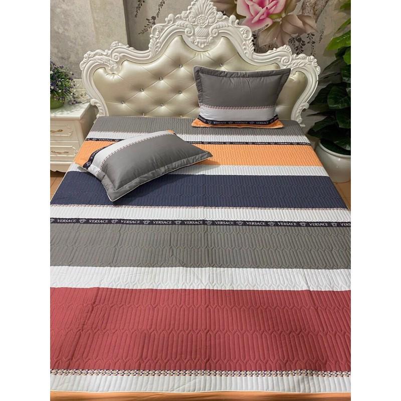 Bộ ga gối trần bông cotton loại đẹp