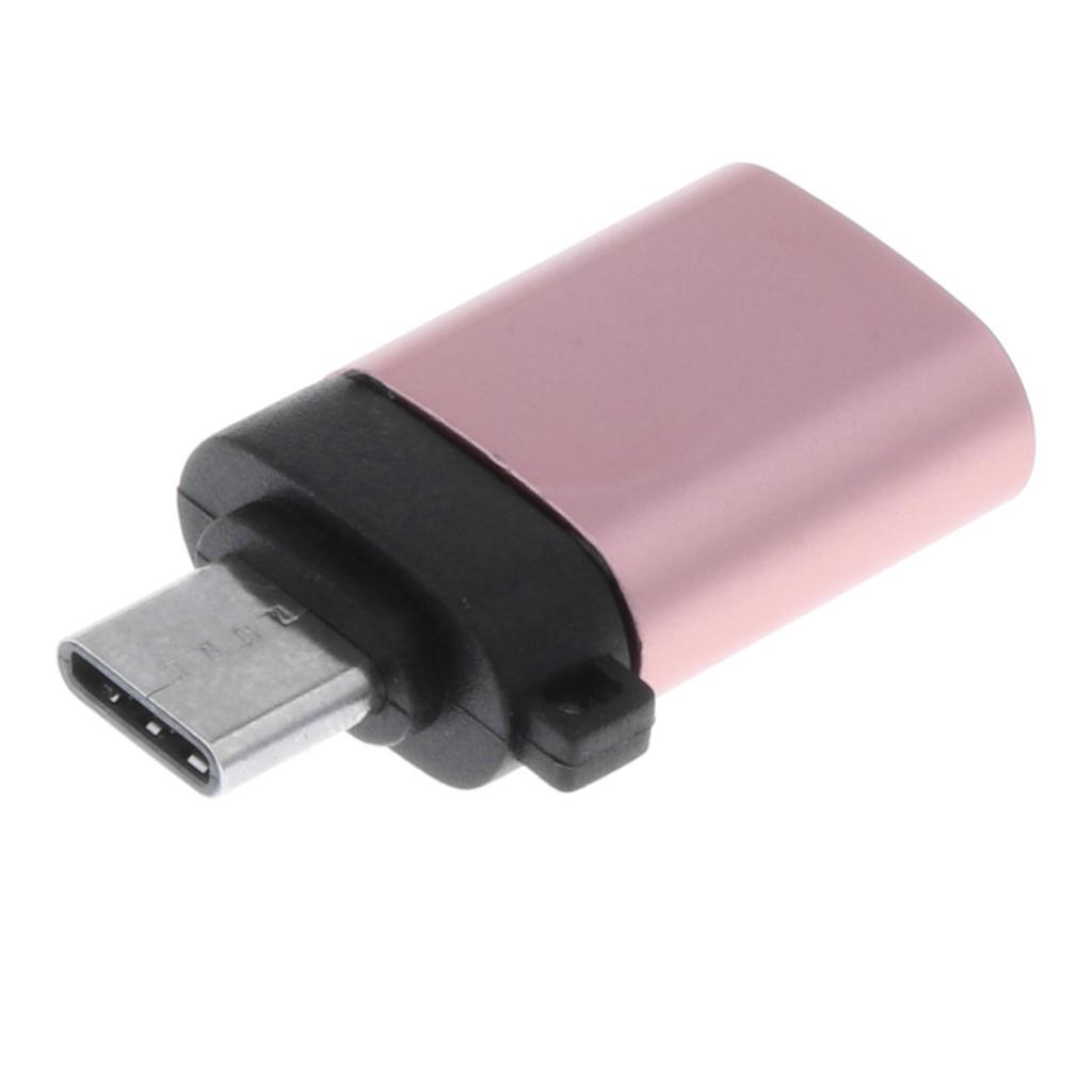 Type C to USB 3.0 OTG Cable Adapter USB C Converter for Samsung Rose Gold