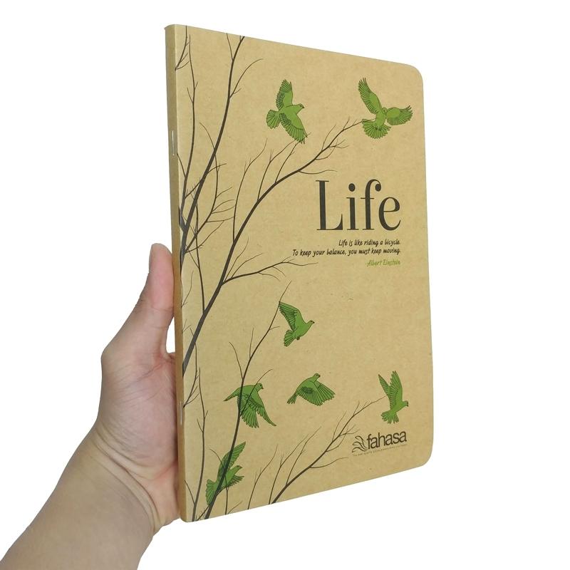 Tập Sinh Viên Life - Kẻ Ngang 200 Trang ĐL 70g/m2 - FAHASA (Mẫu Màu Giao Ngẫu Nhiên)