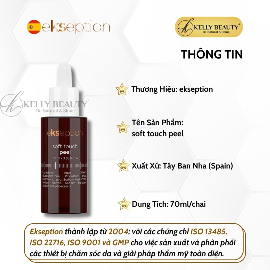 ekseption Soft Touch Peel - Cân Bằng Độ pH, Trẻ Hóa và Phục Hồi Da Nhạy Cảm | Kelly Beauty