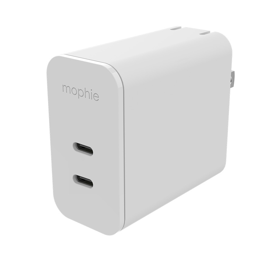 Sạc nhanh Mophie Power Delivery 67W 2 USB-C công nghệ GAN - Hàng chính hãng