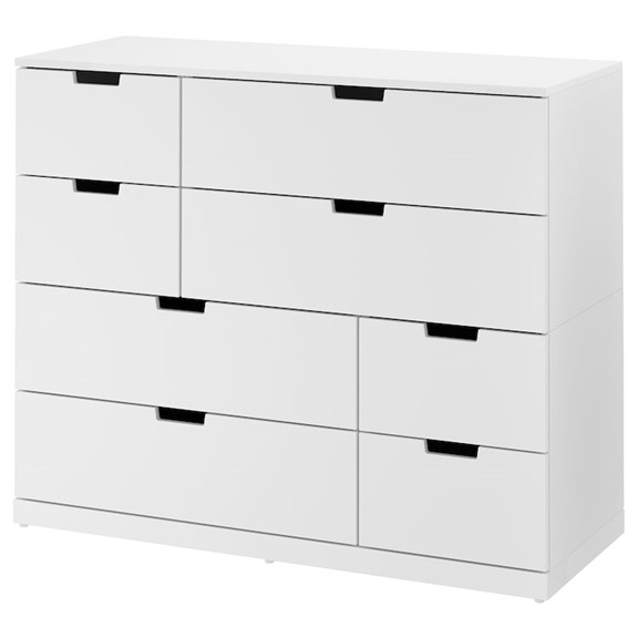 BANALDO, Tủ đựng đồ dùng 4 tầng 8 ngăn kéo DRA_079, 120x47x98cm