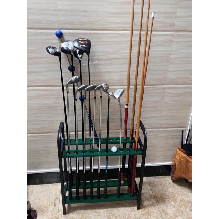 Giá để gậy golf kệ đựng được 18 gậy với khung thép chắc chắn tiện lợi Cao Cấp GD002 - Hàng Chính Hãng