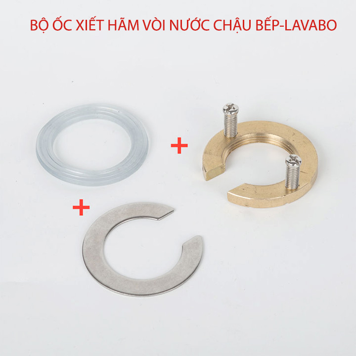 Ốc hãm chân vòi nước chậu bếp, lavabo thông minh, chắc chắn (Loại D32mm)