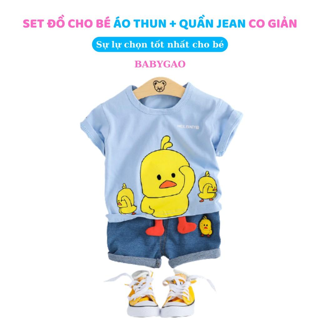 BabyGao Set bộ đồ cho bé họa tiết gà con hè 2020 cực đáng iu