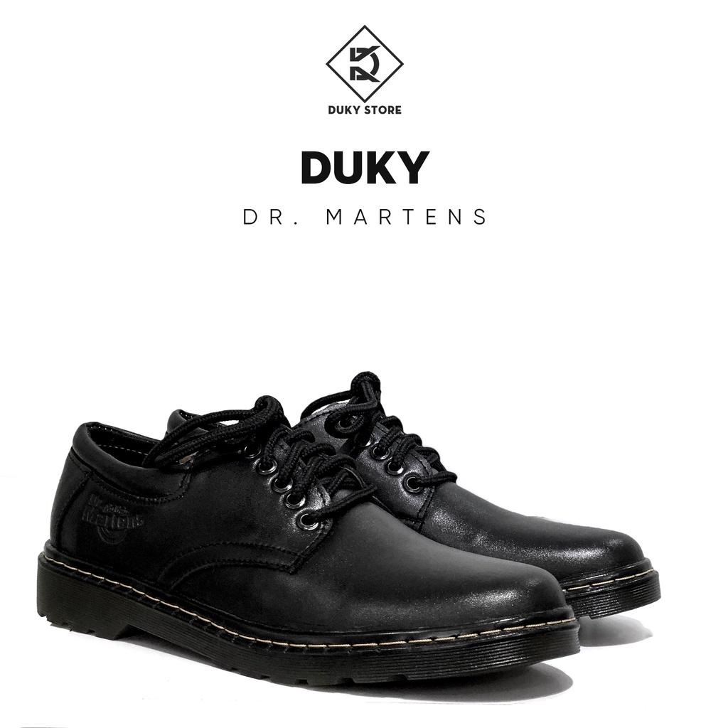 (Hàng có sẵn) Giày đốc cổ thấp da bò chỉ vàng cao cấp bảo hành 12 tháng - Duky Store