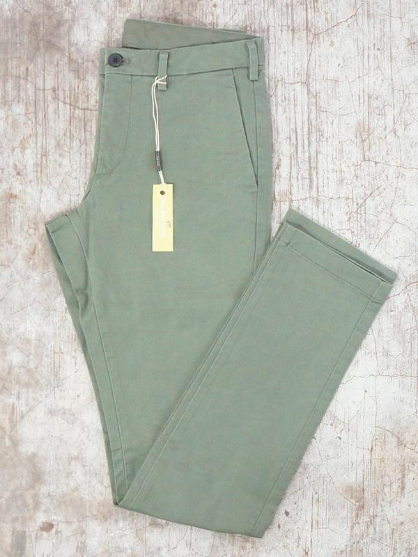 Quần Kaki Nam MEN Slim Fit Chino Flat Front Pants OLIVE - SIZE 29-30-32-34