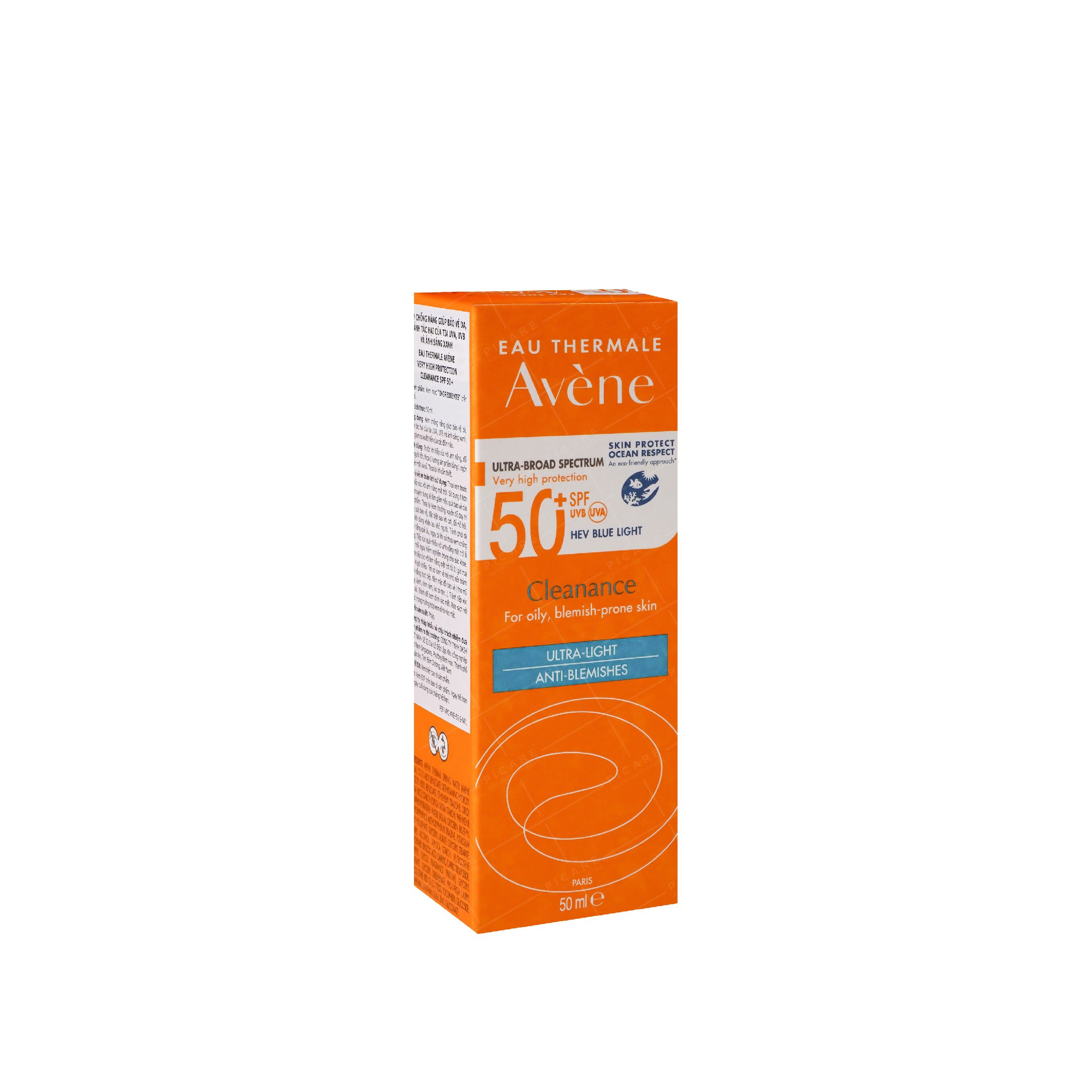 Kem Chống Nắng Phổ Rộng Dành Cho Da Nhờn Mụn Avène Cleanance Protect Blue Light SPF50+ 50ml