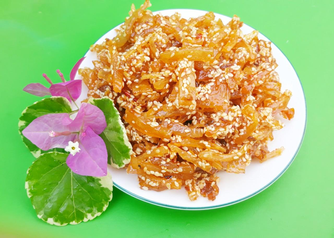 Đặc Sản Bình Thuận - Cá Bò Rim Mè Đầm Sen - 160G - Ocop 4 Sao