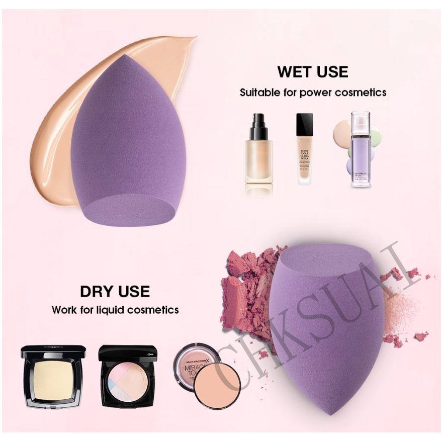 BEAUTY BLENDER Mút Trang Điểm Mềm Mại Hình Quả Trứng / Giọt Nước