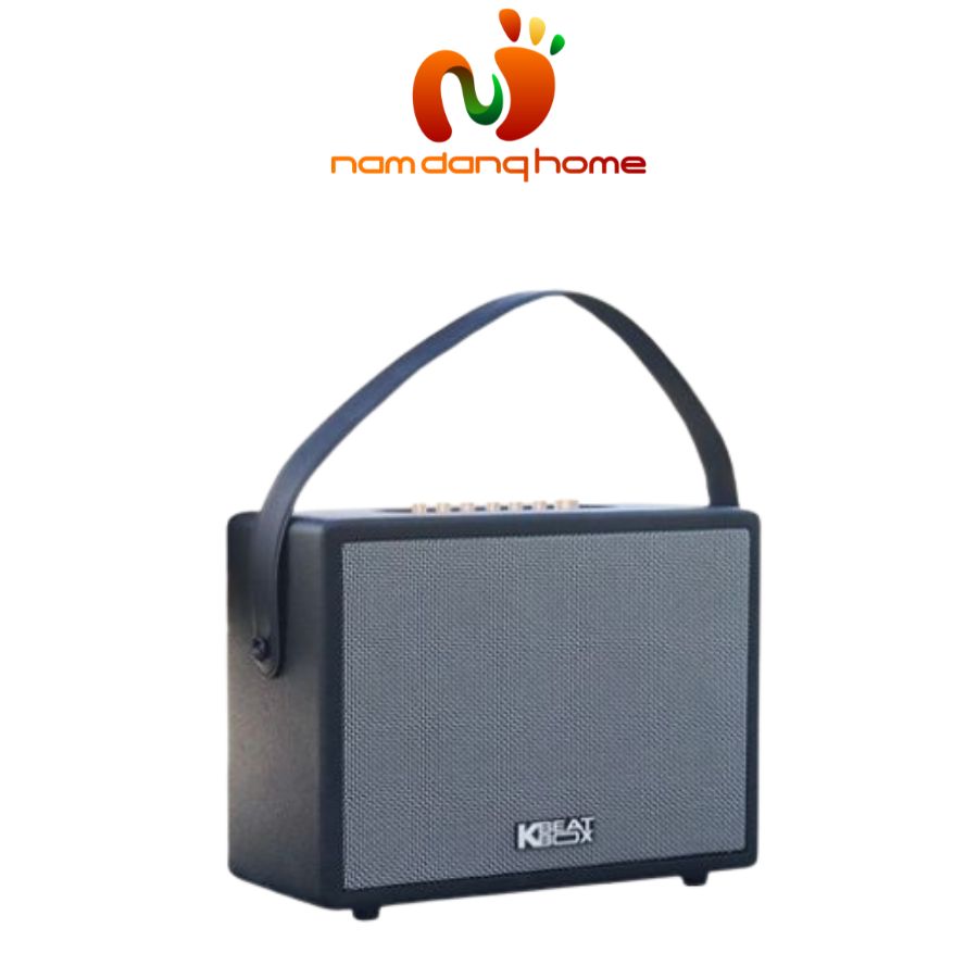 Loa kéo Acnos CS270 - Loa karaoke di động thùng gỗ kết nối bluetooth tặng kèm micro không dây - Hàng nhập khẩu
