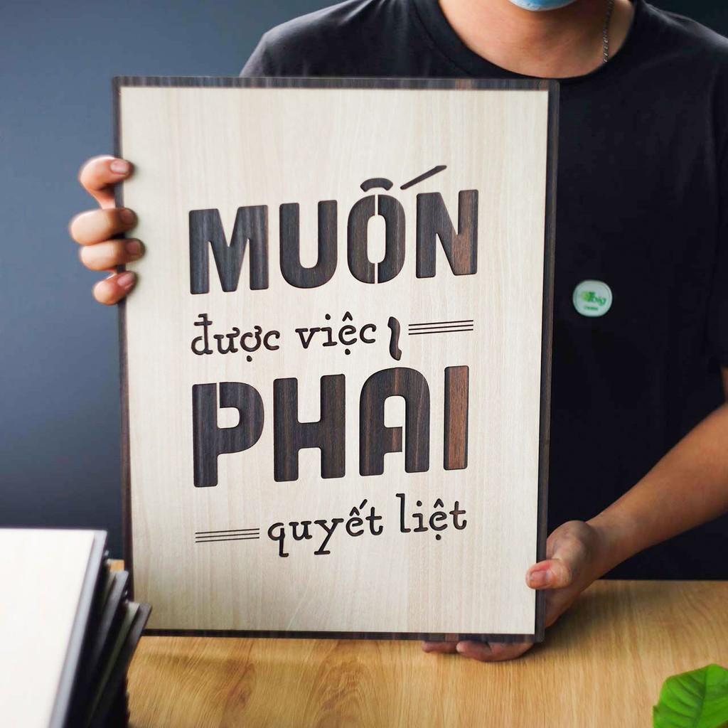 Tranh động lực TBIG094: Muốn được việc phải quyết liệt
