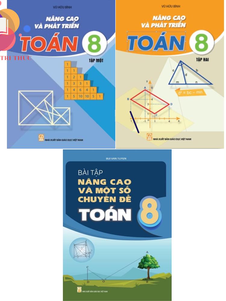 Sách - Combo Nâng cao và phát triển toán + bài tập nâng cao và một số chuyển đề toán 8