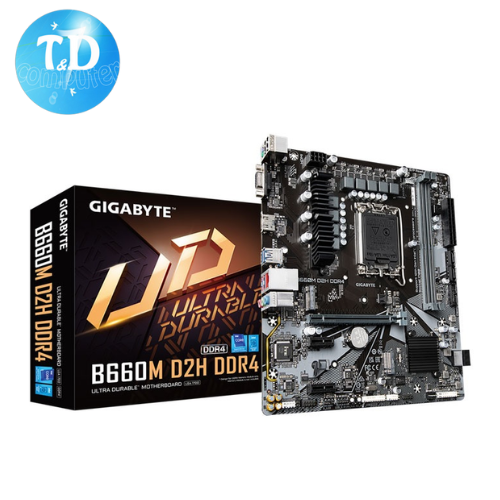 Main Gigabyte B660M D2H (Socket 1700, HDMI+VGA DDR4 M2) - Hàng chính hãng Viễn Sơn phân phối