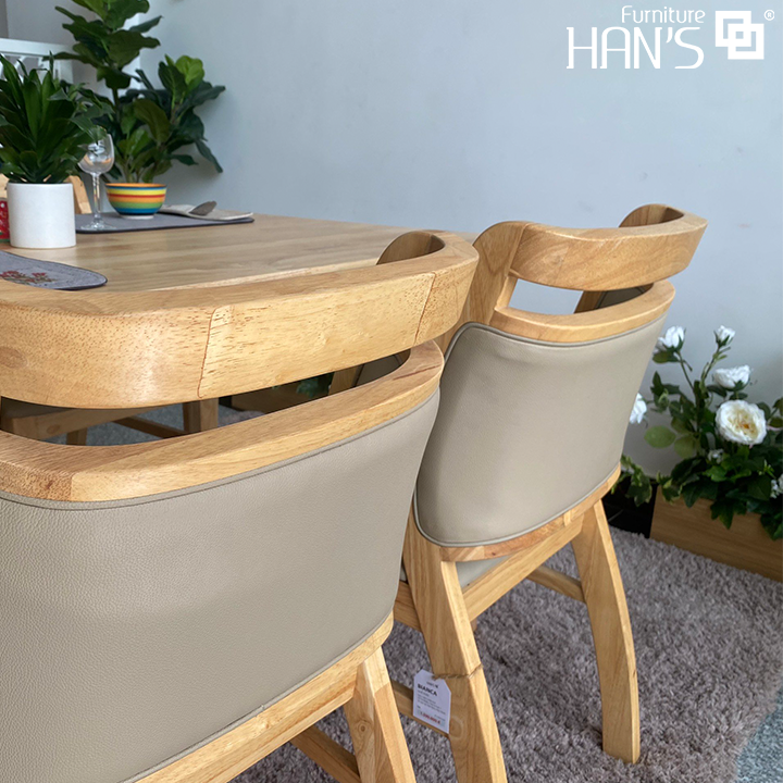 Bộ Bàn Ghế Hàn Quốc BIANCA 2 Chair Bench (BIB2C - NA)