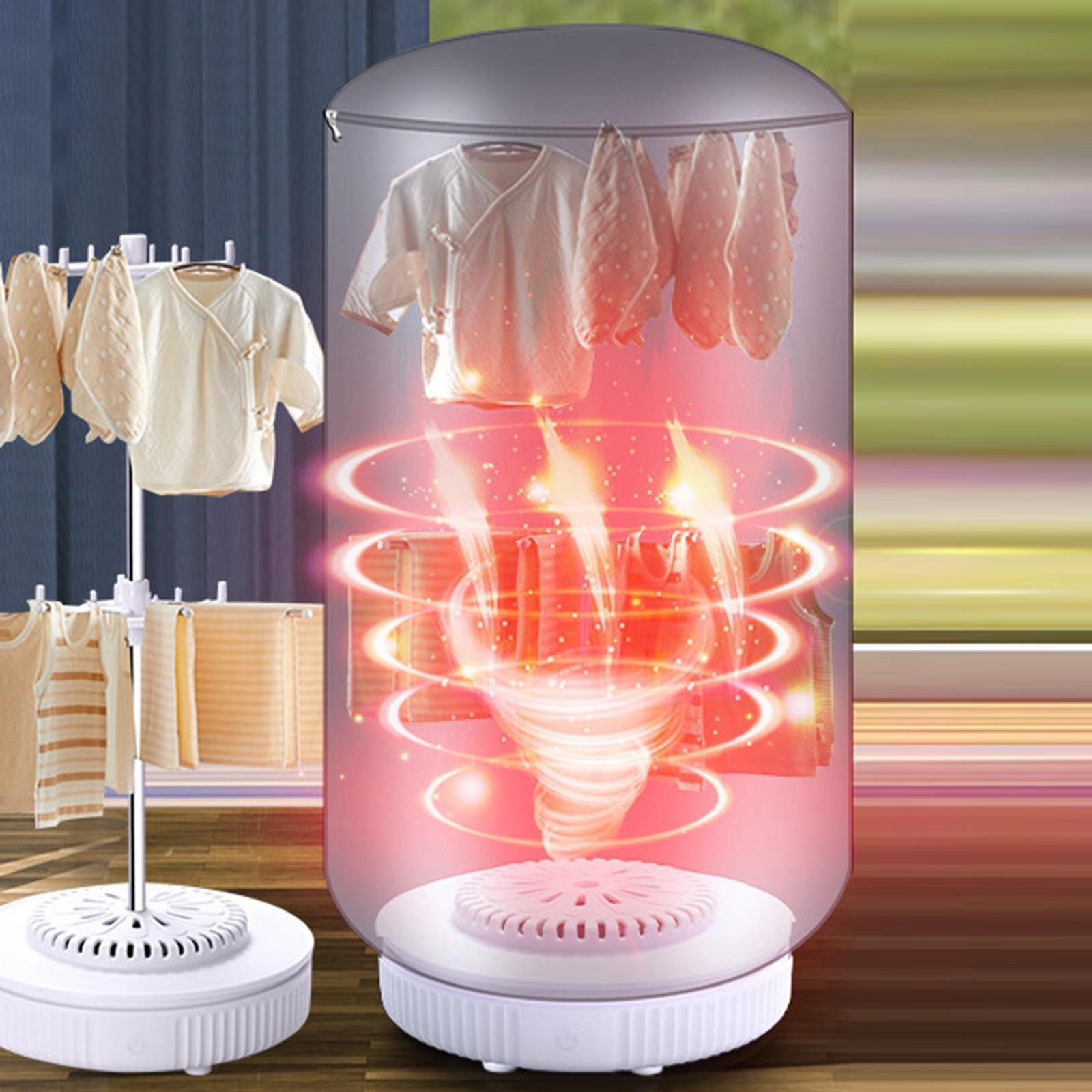 Portable Household Dryer 200W mini for Travel Dorm Apartments Gray