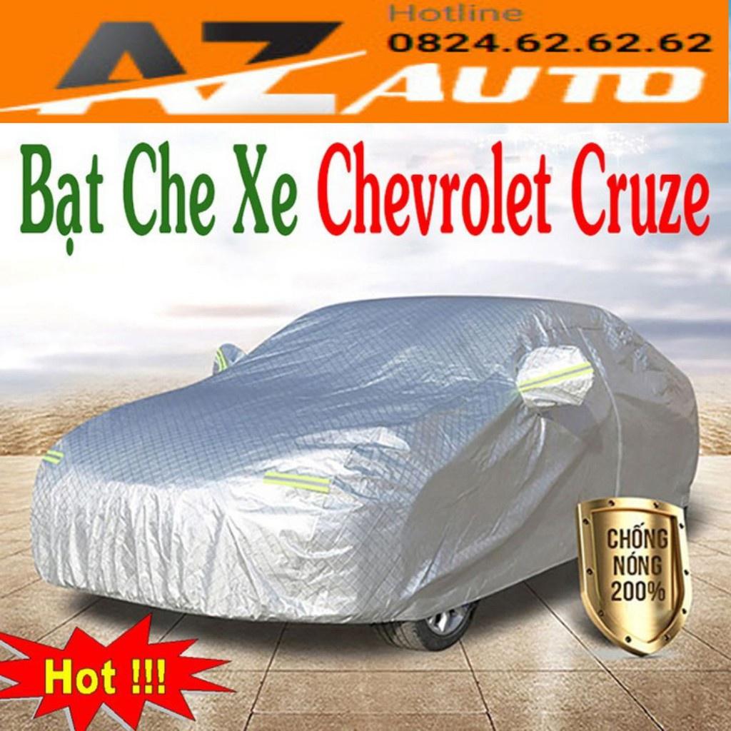 Bạt Phủ Ô Tô #Chevrolet CRUZE - CAO CẤP 3 LỚP Tráng Bạc Cách Nhiệt, Chống Nước, Chống Trộm Gương
