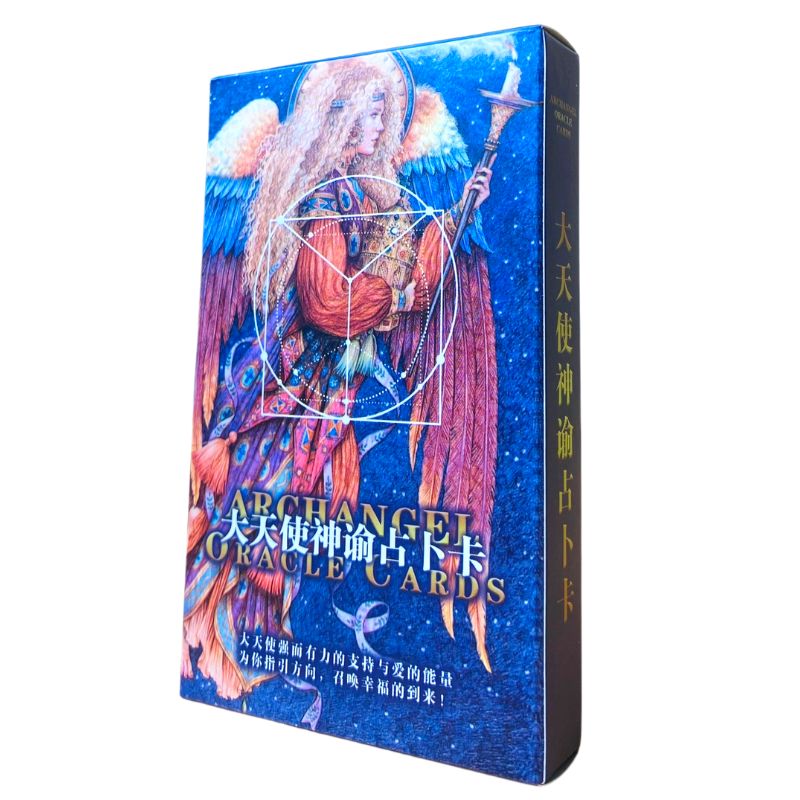 Combo Bộ Thẻ Bài Bói Archange Oracle Cards Tarot+Túi Nhung