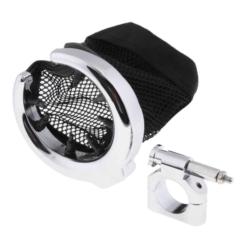 Motorbike Cup Holder Handlebar Mount with Basket for