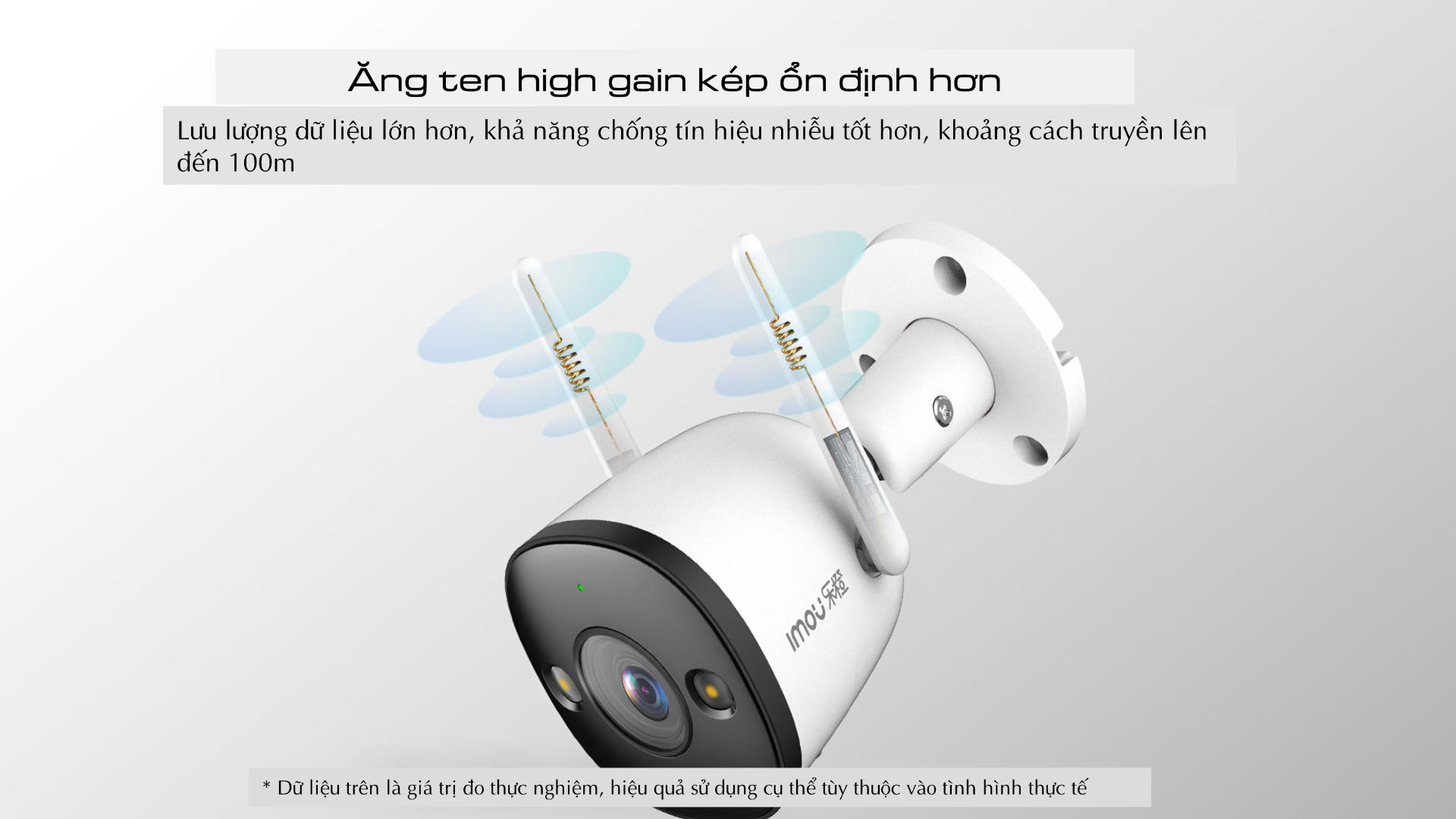 Camera Wifi ngoài trời IMOU BULLET 2S F22FEP F42FEP còi, đèn cảnh báo, màu đêm, - Hàng chính hãng