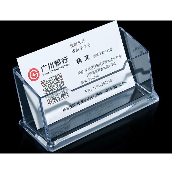 Kệ mica đựng Namecard card visit danh thiếp để bàn làm việc văn phòng