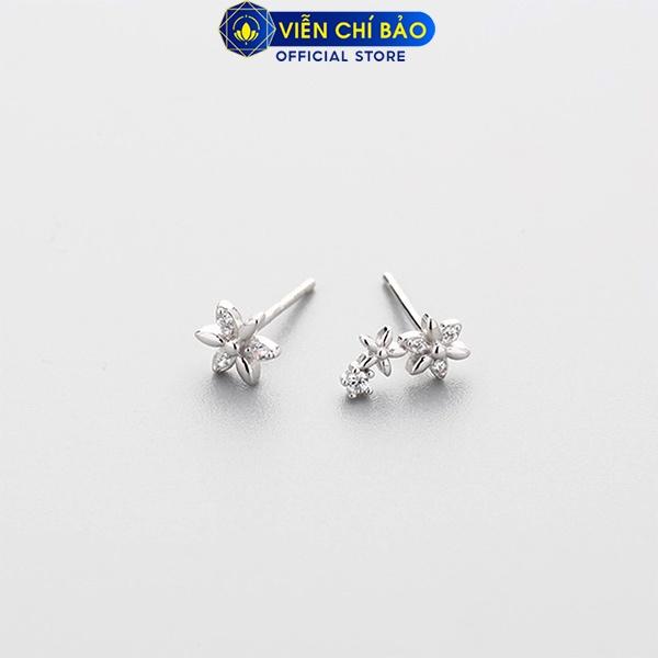Bông tai bạc nữ Hoa Mai chất liệu bạc 925 thời trang phụ kiện trang sức nữ thương hiệu Viễn Chí Bảo B400749