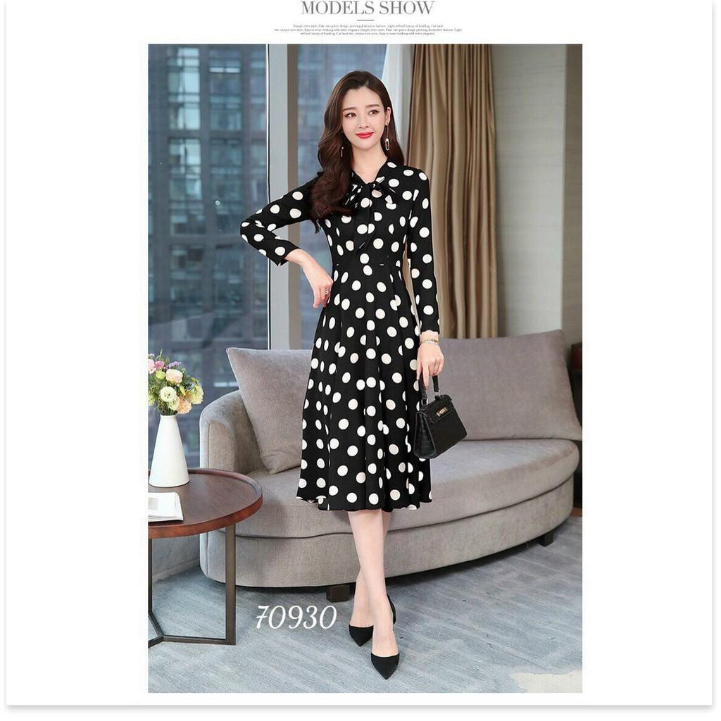 ĐẦM XÒE LỤA CHẤM BI DỰ TIỆC