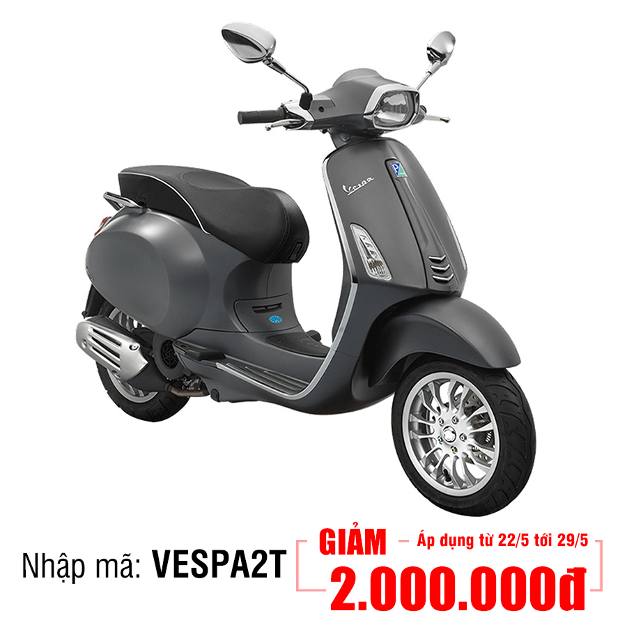 Xe Máy Vespa Sprint I-Get ABS - Đen carbon